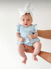 MUSLIN DAISY ROMPER - YELLOW.